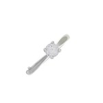 Δαχτυλιδι Μονοπετρο με Διαμαντι 0,43 Ct , F , VS1 